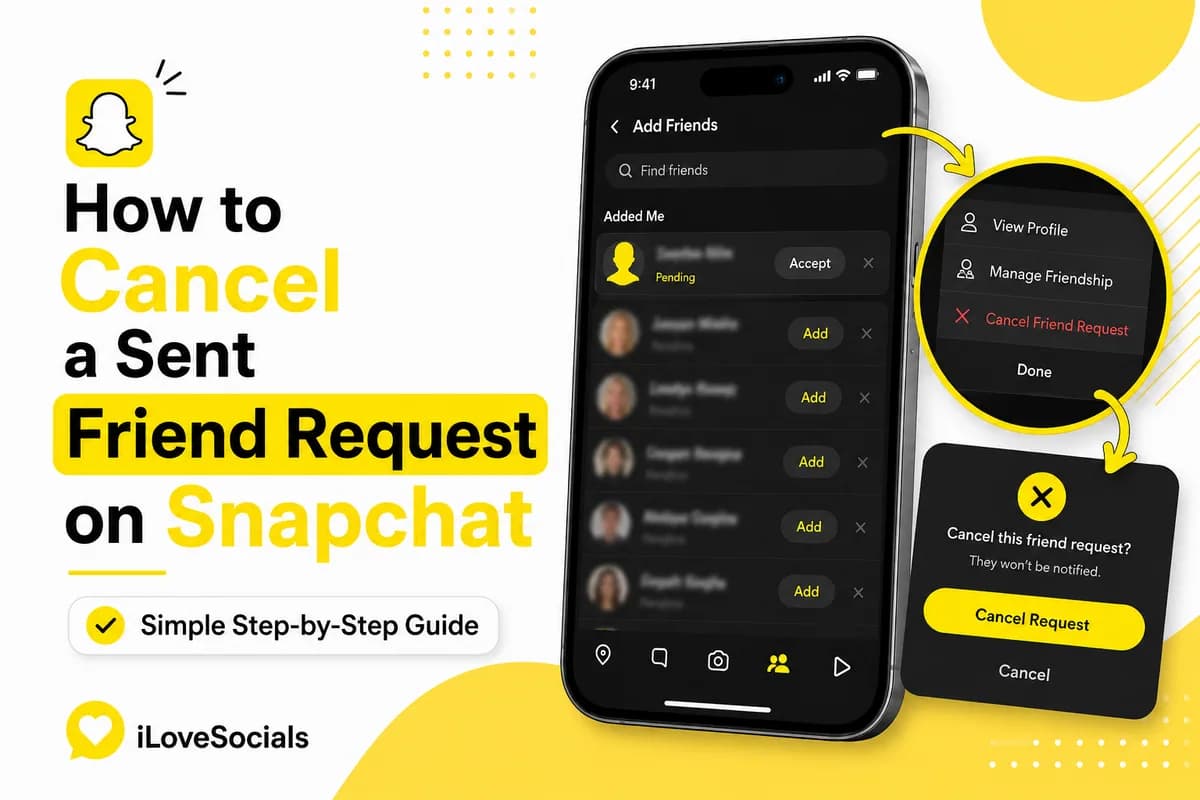 How to Cancel a Sent Friend Request on Snapchat